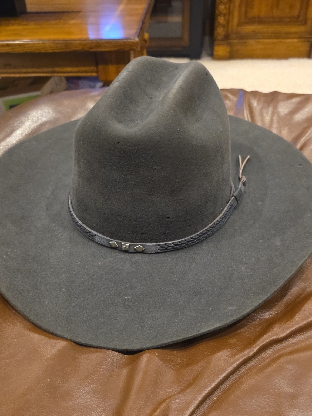 Vintage Western Cowboy Hat 4XXXX Beaver Quality  RCC .     7 1/4